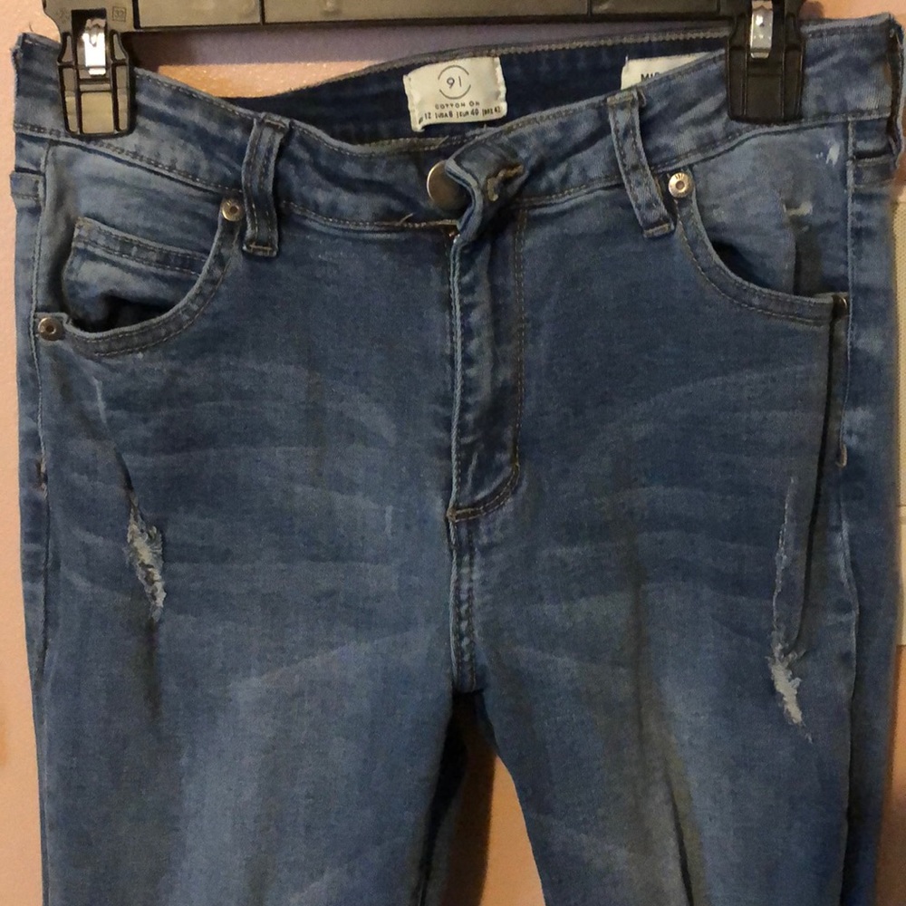 Torn up jeans